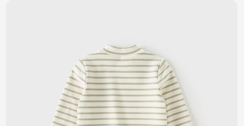 David Bella Kids Long Sleeve T-Shirt Autumn Winter Girls Boys Striped Half Turtleneck Base Layer Top 7